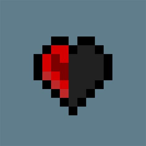 Editing Minecraft hardcore heart - Free online pixel art drawing tool - Pixilart