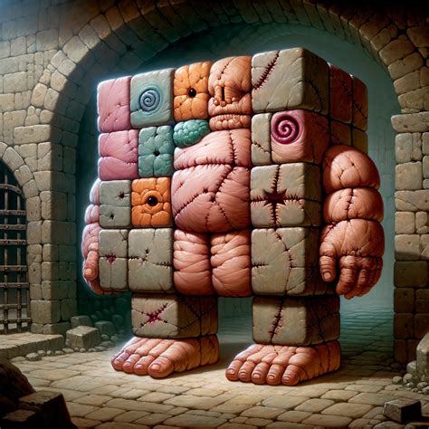 The modular flesh golem by PoisonInThePen on DeviantArt