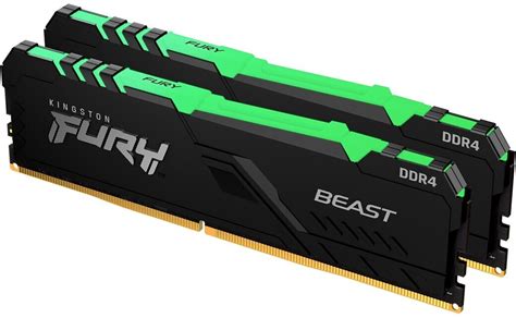 Kingston FURY Beast RGB 64GB Dual-Kit DDR4-3600 CL17 (KF436C18BBAK2/64 ...