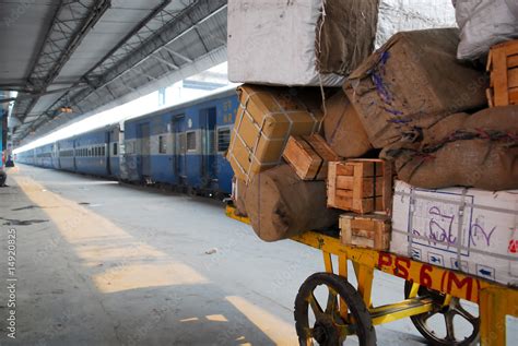 train station delhi india Stock Photo | Adobe Stock