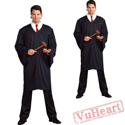 Halloween adult costume, presiding judge costume, adult judge dress