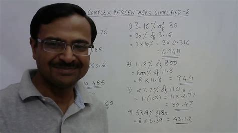 Decimal Percentages Simplified - YouTube