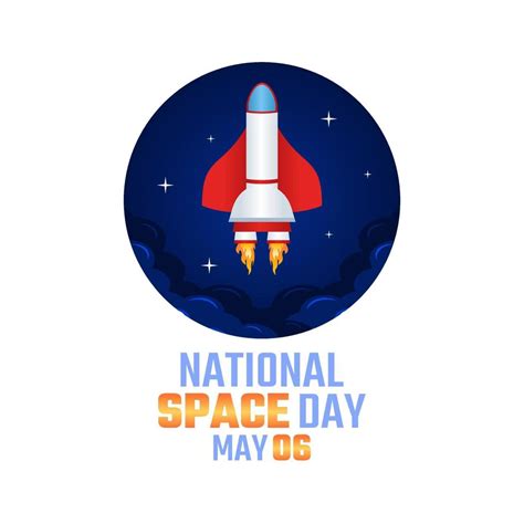 vector graphic of national space day good for national space day ...