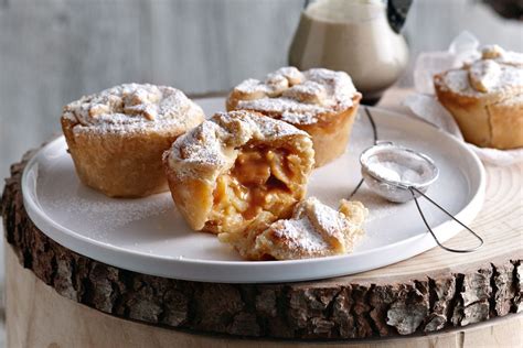 Toffee apple pies with dulce de leche - Recipes - delicious.com.au