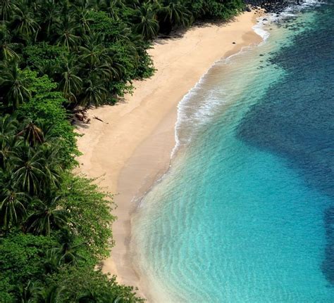 Sao Tome and Principe, Principe island, Banana beach, clear water | Banana beach, Most beautiful ...