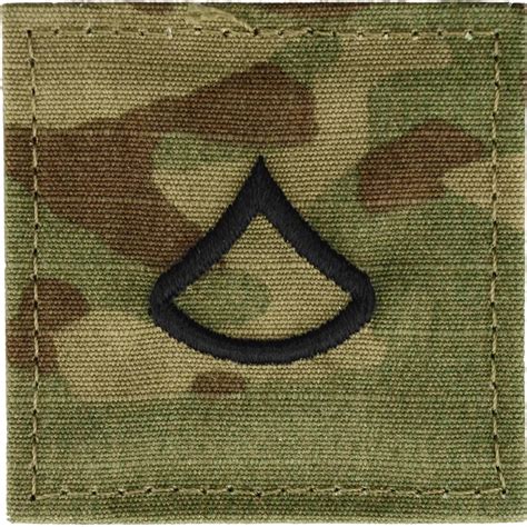 Army Rank Private First Class (pfc) Hook & Loop (ocp) 2 Pc. | Enlisted ...