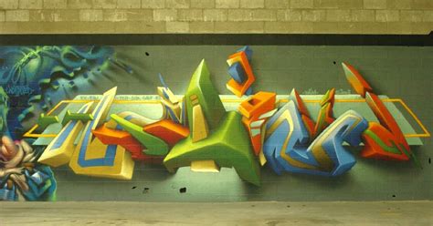 Graffiti Illustrator: 3D Graffiti Alphabet Colorful