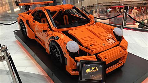 Full-scale Porsche 911 GT3 RS brings a Lego kit to life