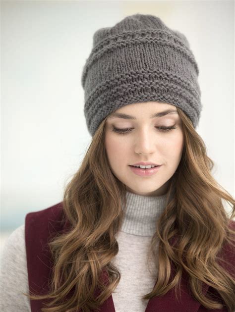 Tivoli Slouch Hat (Knit) | Knitted hats, Hat knitting patterns, Slouch hat pattern