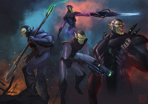 Skrull Concept Art From THE AVENGERS Cancelled Video Game