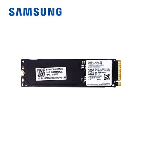 SSD M.2 (2280) NVME 1Tb PCIe Gen3 x4 SAMSUNG PM991a (No BOX)