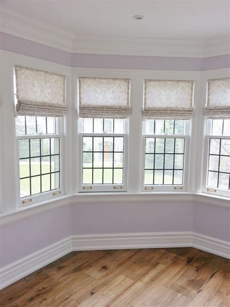 Roman Shades For Bay Windows - Dulux Living Room