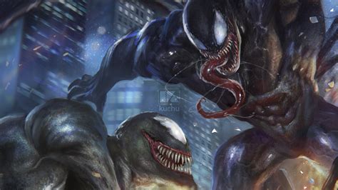 1360x768 Venom Vs Riot Artwork Laptop HD HD 4k Wallpapers, Images, Backgrounds, Photos and Pictures