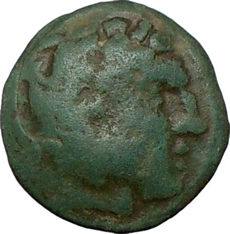 ANTIGONUS II Gonatas 277BC Hercules Youth Authentic Ancient GREEK Coin ...