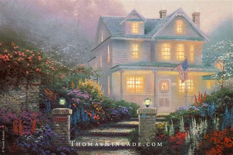 569 best images about Thomas Kinkade on Pinterest | Cottages, Victorian ...