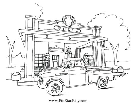 Classic Truck Coloring Pages at GetColorings.com | Free printable colorings pages to print and color