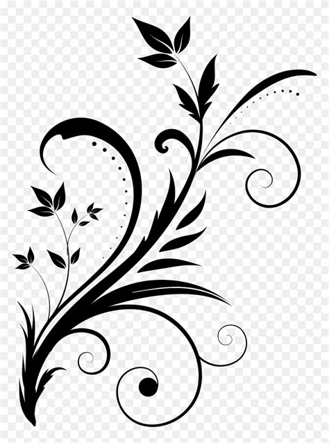 Drawing Clip Art - Black Swirl Clipart - FlyClipart