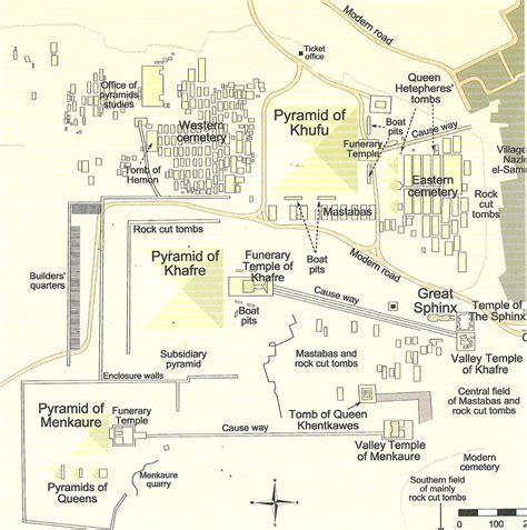 Map of Giza, Recent | Showing the locations of the various p… | Flickr