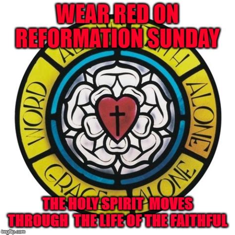 Wearing Red On Reformation Sunday – Holy Cross Lutheran Church