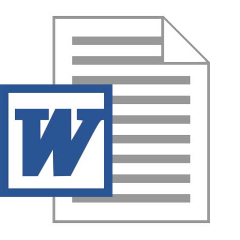 Icon For Word Document #19524 - Free Icons Library