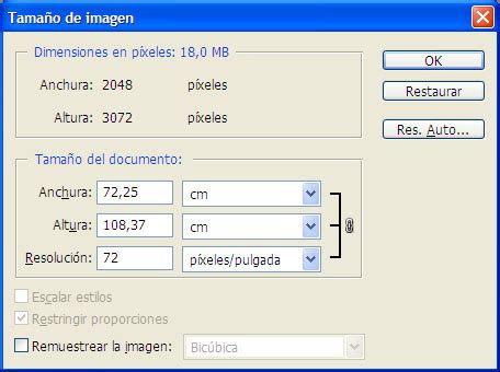 Tamaño de archivos para ampliación de fotos - Software y aplicaciones - Todoexpertos.com