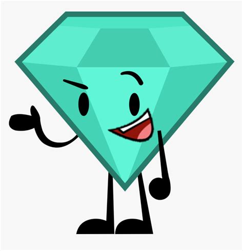 Cartoon Diamond Png Picture Free Download - Inanimate Objects 3 Characters, Transparent Png ...