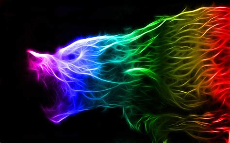 Neon Wolf Wallpapers - Wallpaper Cave