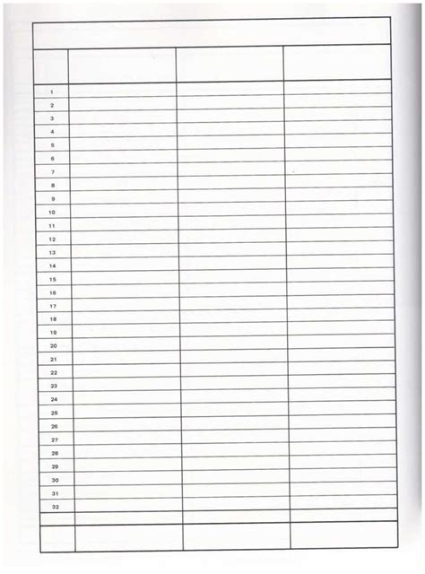 Free Printable 12 Column Chart Pdf - Free Printable Templates