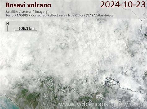 Latest Satellite Images of Bosavi Volcano | VolcanoDiscovery