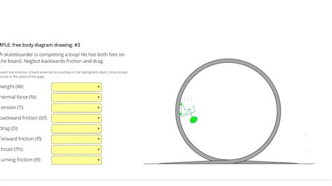 Circular Motion - Free Body Diagram Drawing - Positive Physics - YouTube