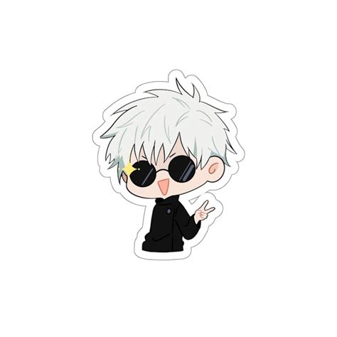 Gojo Satoru Jujutsu Kaisen Sticker By Otsdsgnr Anime Character Drawing Anime Chibi Chibi ...