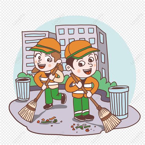 Environmental Sanitation Worker, Environmental Sanitation, Worker, Clean Environment PNG Hd ...