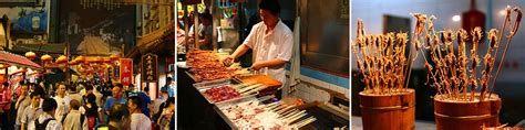 Beijing - Local Street Food at Wangfujing Snack Street (China)