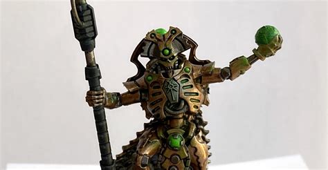 Necron Overlord Completed - Warhammer 40,000 Blog