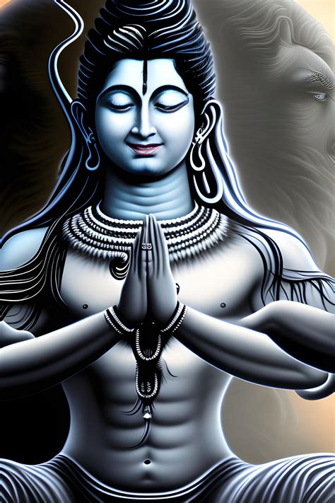 Lord shiva black background wallpaper doing yoga | Wallpapers.ai