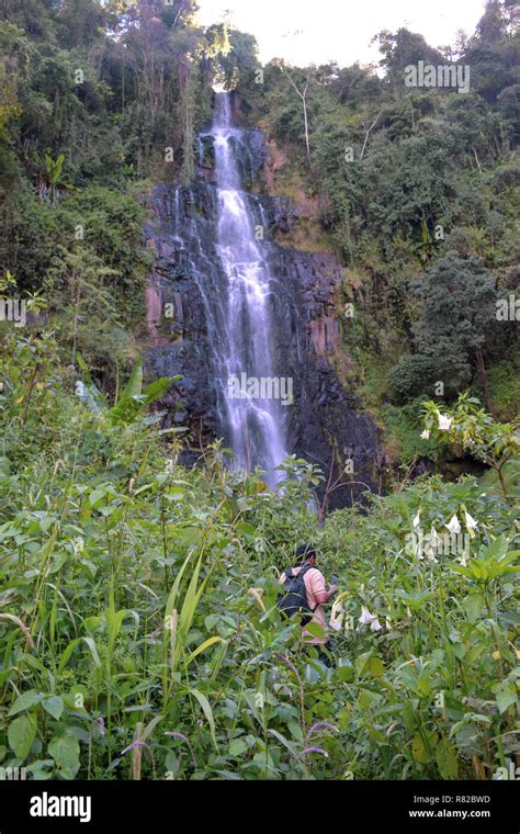 Chania River and Zaina waterfall in Nyeri County, Kenya Stock Photo - Alamy