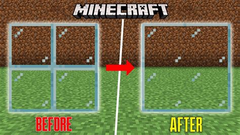 Connected Glass Addon For Minecraft Pe | Connected Glass For 1.20+ Minecraft Bedrock - YouTube