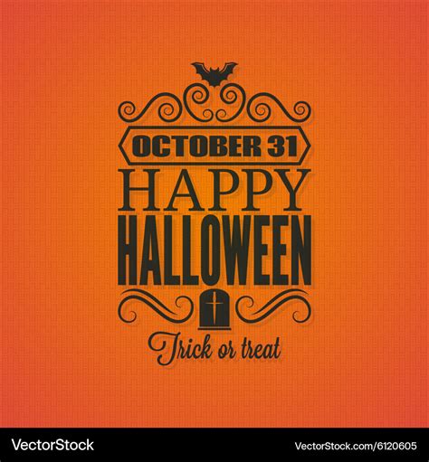 Halloween party invitation card background Vector Image