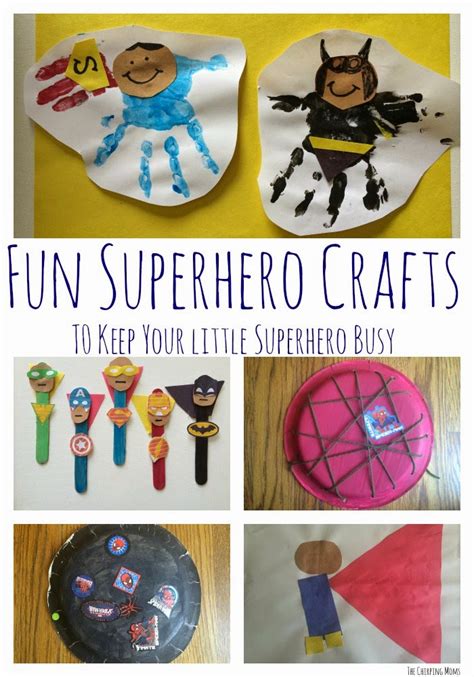 5 Superhero Crafts for Kids - The Chirping Moms