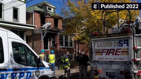 Bronx Fire Leaves Four Dead, Including Three Children, Officials Say - The New York Times