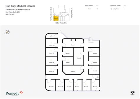 Partial 2nd Floor, Suite 240 Commercial Space for Rent at 13041 North Del Webb Boulevard | VTS