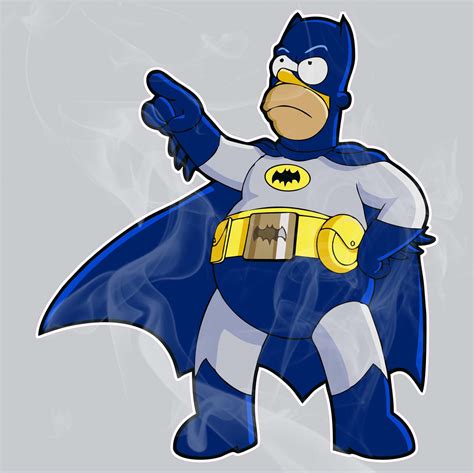 Simpsons Homer Simpson Batman Vinyl Decal | lupon.gov.ph