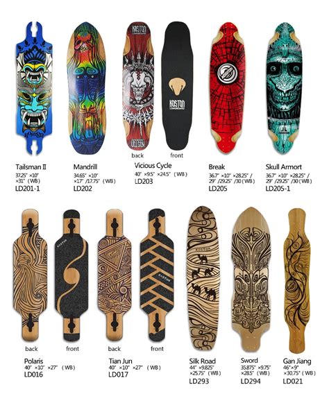 KOSTON dancing downhill drop down cruiser bamboo blank Pro custom ...