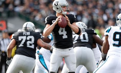 Raiders vs. Panthers: Derek Carr has best start to a game of career