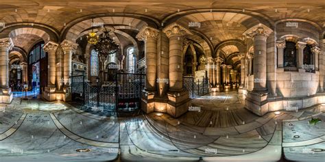 360° view of Almudena Cathedral Crypt - Alamy