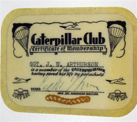 The Caterpillar Club – RAF PATHFINDERS ARCHIVE