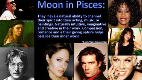 Moon in Pisces: Famous people. | Pisces, Universe quotes, Zodiac traits