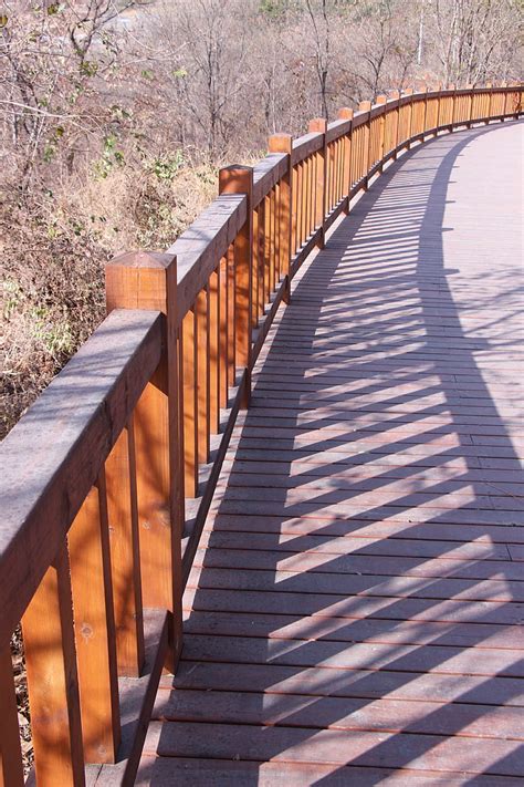 Free photo: dalian west hill reservoir, the boardwalk, autumn on the ...