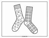 75  Sock Coloring Pages For Kids & Adults Free Printable PDFs sketch template