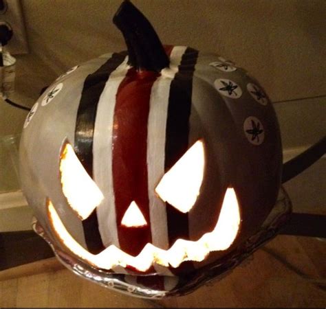 Ohio State Buckeye Pumpkin! Halloween Stuff, Halloween Ideas, Halloween Decorations, Holiday Fun ...